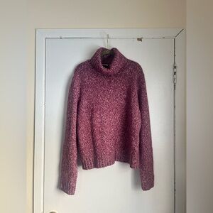 Fieldgear Marbled Pink Turtleneck Sweater Size XL